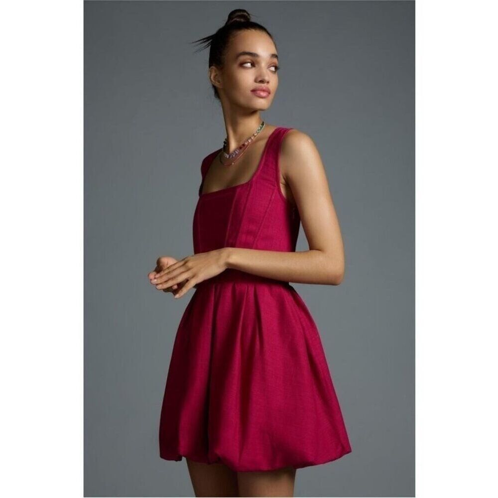 Aureta Studio x Anthropologie Corset Bubble Dress Women's Size 14